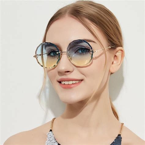 givenchy round glasses with white wording|Women's Designer Sunglasses .